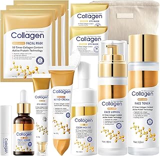 Coffrets de Soins pour la Peau, 13 Pièces Collagèn