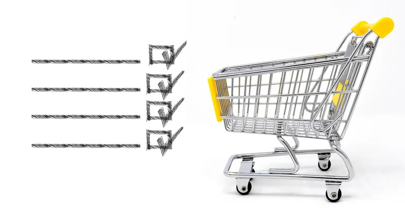 What is the 5 4 3 2 1 rule for groceries?